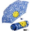 Smiley World Pocket Umbrella Mini Manual Stay Cool, blue