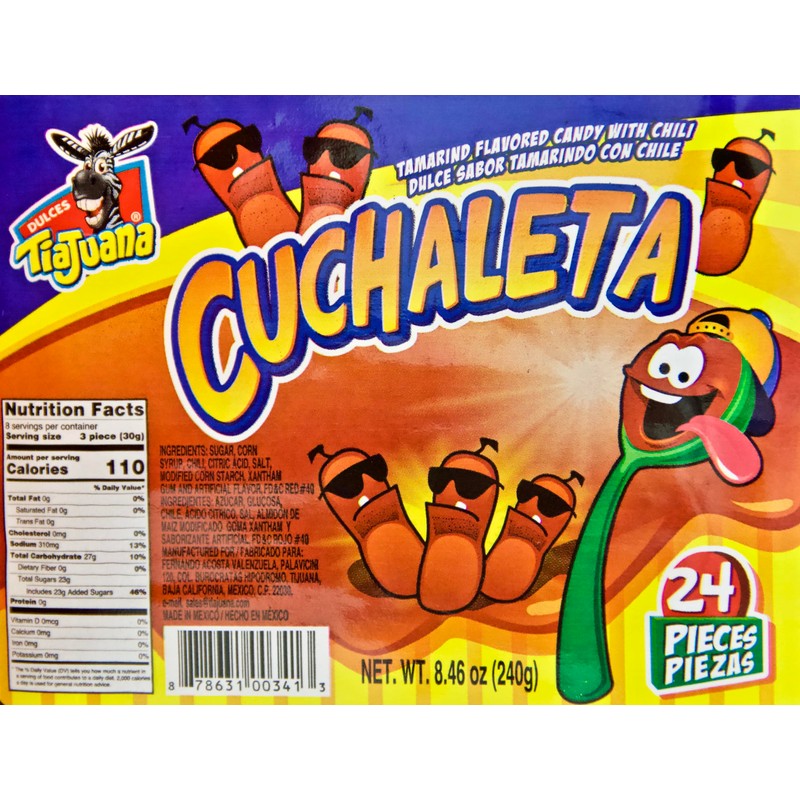 Cuchaleta - Tamarind Flavored Spoon Candy With Chili: Cucharitas de