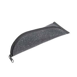 Nakabayashi CLL-PCGY Recycled Leather Pencil Case, Gray