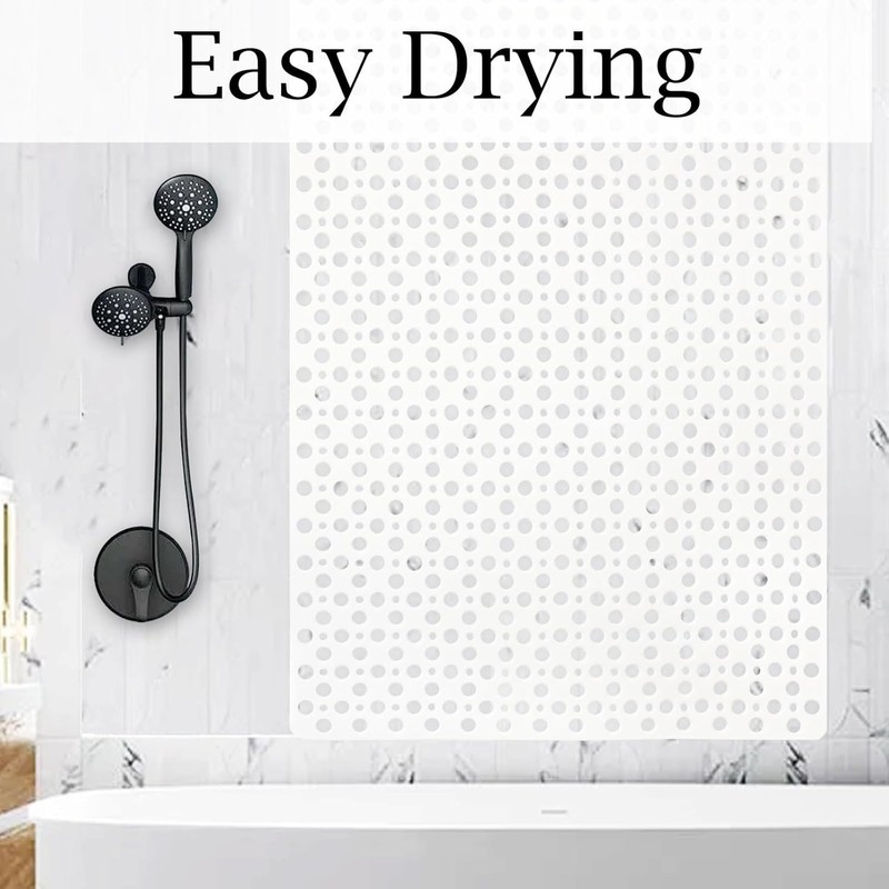 Extra Large Shower Mat Non Slip,47 * 31 Inch Bath