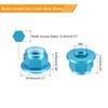 sourcing map Nylon Insert Hex Lock Nuts, 10pcs - M8