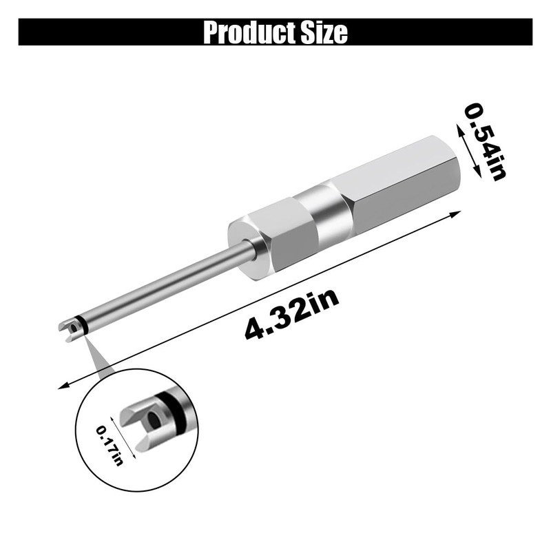 GLSOWEE Valve Core Removal Tool, No Scratch Valve Stem Removal