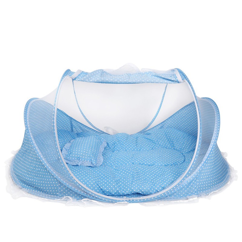 Portable Foldable Mosquito Net Anti Bug Crib Tent with Mattress