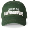 Man Made Chicks Dig Lawn Mowers Adjustable Snap Back Baseball