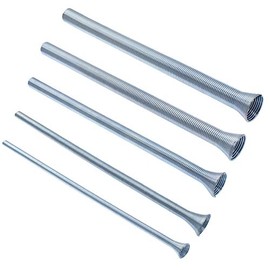 5 Pack Spring Tube Bender Set 1/4'', 3/8'', 1/2'', 5/8'' and 3/4'' for Copper, Aluminum and Thin Wall Steel Tubing Bender Kit, 13.78" / 350mm Length
