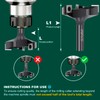 BALUGAEA CNC Spoilboard Surfacing Router Bit 12mm Shank 59mm Diameter,