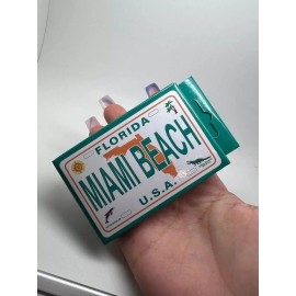 Miami Beach Florida License Plate Playing Cards Collectible for Florida Fans