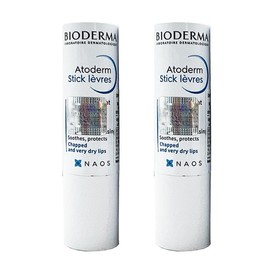 Bioderma Atoderm Lipstick Stick Levres Lip Balm 4g x 2 / 바이오더마 아토덤 립스틱 스틱 레브르 립밤 4g x 2개