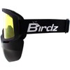Birdz Eyewear Pelican 2 Pairs Mask Safety Goggles Fitover Black
