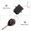 BIUDECO Car Security System 12v Remote Control Lock Theft Alarm