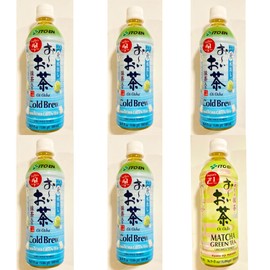 5 Bottles Ito En Cold Brew Matcha Green Tea (Unsweetened) And 1 Bottle Ito En Matcha Green Tea (Unsweetened)-16.9 Fl Oz Each