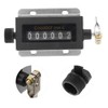 D94-S 6-Digit Resettable Mechanical Draw Counter 0-999999 Forms, 6-Digit Mechanical