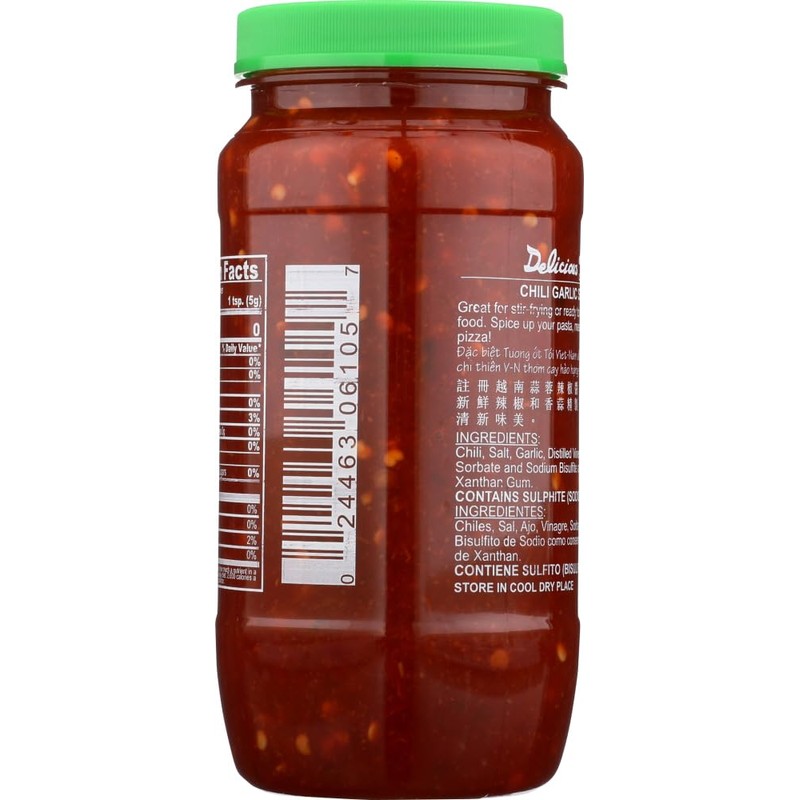 Huy Fong Sauce Chili Garlic,18 oz, 3 Pack