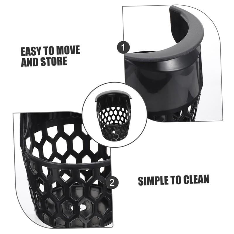 Mipcase 2 Pcs Pool Table Pockets Replacement Heavy Duty Plastic