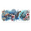 Twisted R Design Mandala Sea Turtle Aluminum Front License Plate