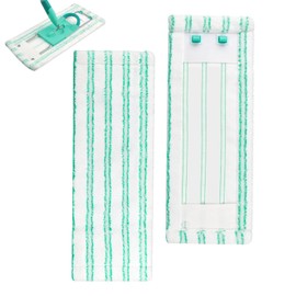 Set of 2 Replacement Mop Covers for Leifheit Profi XL Micro Duo 47 x 17 cm Floor Mop Replacement Cover for Leifheit Profi XL Cotton Plus 2 Fibre System Microfibre Cleaning Cloth for All Smooth Floors