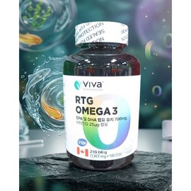 VIVA RTG Omega 3 700mg 180 capsules with vitamin D e / VIVA 비바 RTG 오메가3 700mg 180캡슐 비타민D포함 e