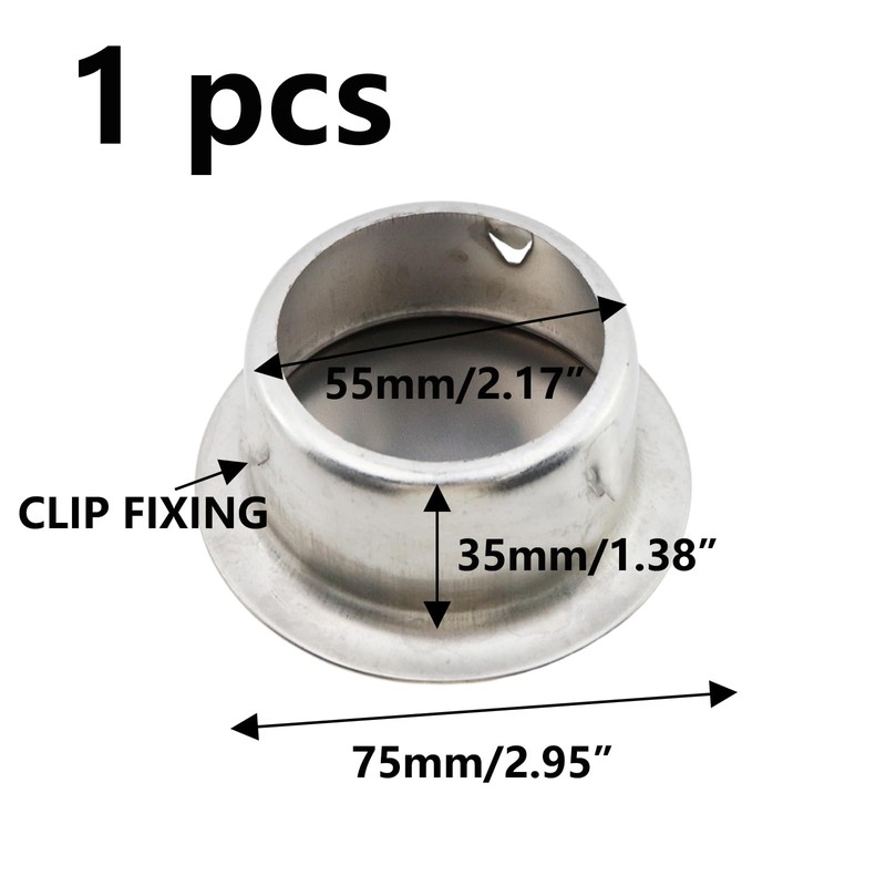 Semetall 2.5 Inch Metal Tee Cap - Round Dryer Vent