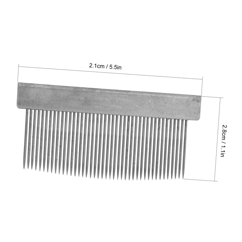 TOPPERFUN 2pcs Bow Ponytail Comb Horse Hair Comb Violin Bow