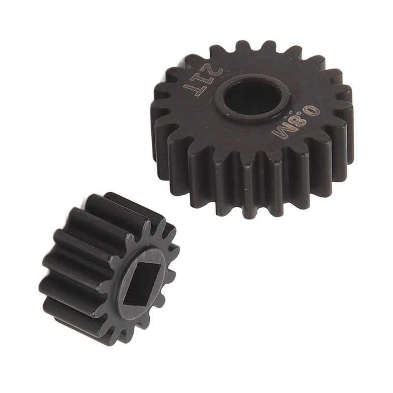 RC Car Reduction Gear Black Steel Smooth Running 0.8M 14T