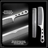 2 Pcs Metal Comb, Stainless Steel Fine Tooth Comb Set,