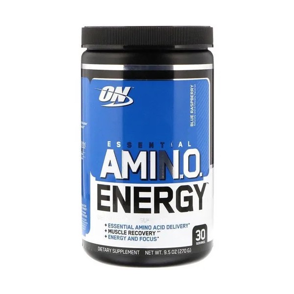 On Essential Amino Energy 10.6oz Sabor Frambuesa Azul