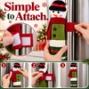 Christmas Snowman Refrigerator Handle Covers for Holiday Decorating – Plush