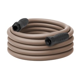 Flexzilla Colors SwivelGrip Garden Hose 5/8 in. x 50 ft., Lightweight All-Weather Water Hose, Durable and Flexible, Leak-Free Connections, Brown Mulch