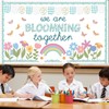 70PCS Summer Classroom Bulletin Board Decorations May Flower Bulletin Board