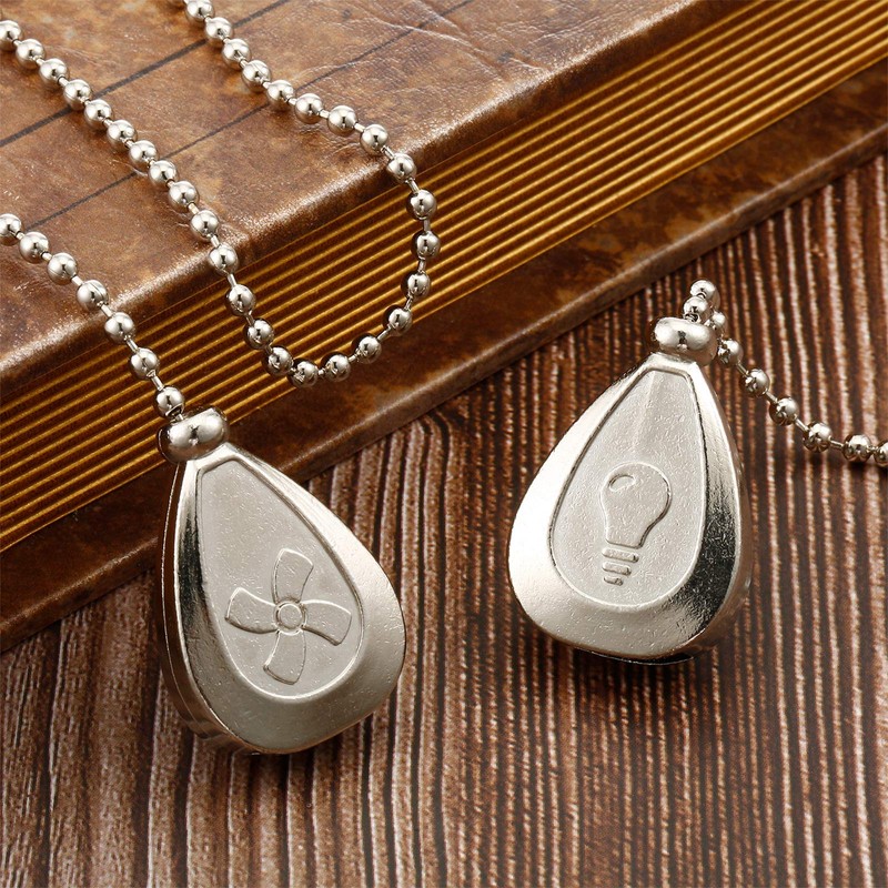 Patelai 4 Pieces Ceiling Fan Pull Chain Extender Ornament 12