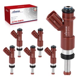 AISHAN 6PCS Fuel Injectors 12 Holes Compatible with Toyota Avalon Camry Highlander RAV4 Sienna Venza, for Lexus ES350 RX330 RX350 V6 3.5L Replace# 23250-31050 23250-0P040 232500P040