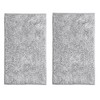 Xmecyino Bathroom Rugs Sets 2 Piece Washable, Luxury ，Chenille Bath