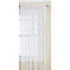 Lorraine Home Fashions Seville Cortina Blanca de 213 x 160