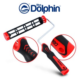 Blue Dolphin™ Hanger for Paint Roller, Paint Roller, 25 cm, DolphinRoller System with Ergonomic Handle, 330 Professional Paint Roller Hangers, Paint Roller, Painter, Tool Painting Supplies