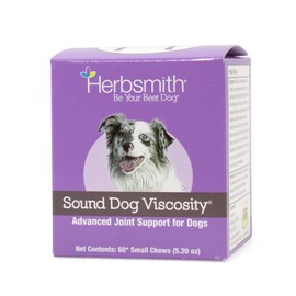 Herbsmith Sound Dog Viscosity Advanced Joint Support For Dogs, 60 Count Small