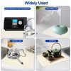 FWUNYVN CPAP Dust Protector Mat, Silicone Mat Prevent CPAP Nightstand