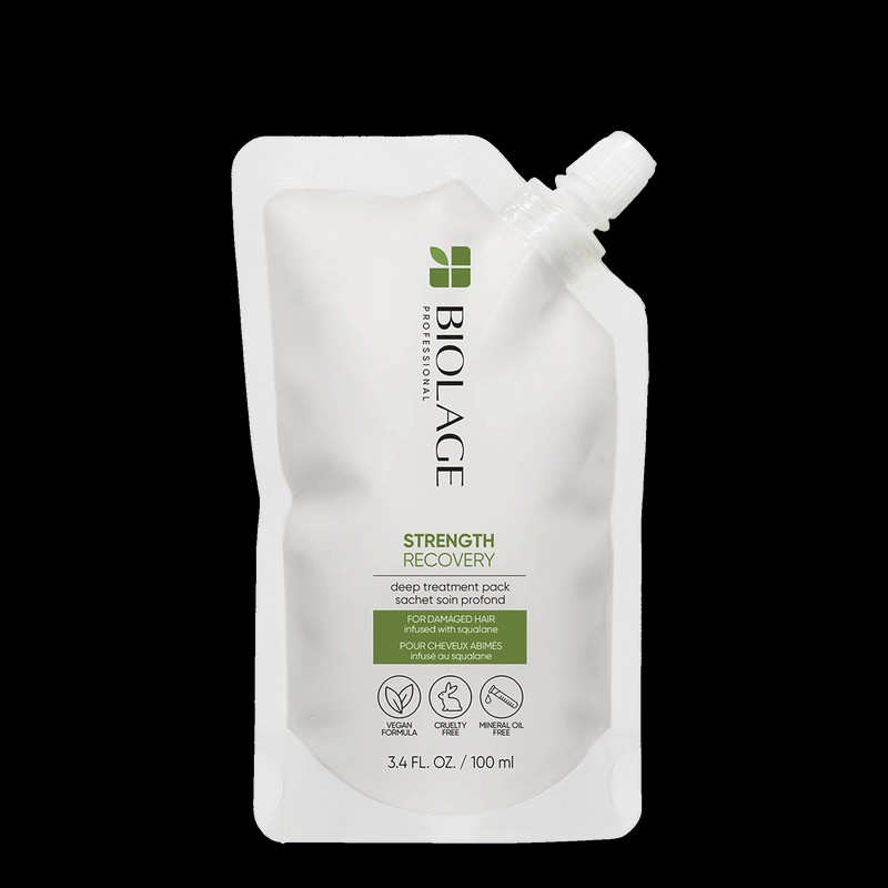 Biolage Strength Recovery Shampoo Conditioning Cream and Treatment Trio Bundle