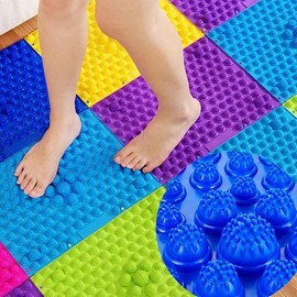 Foot acupressure plate, foot edge acupressure mat, sole acupressure, foot acupressure device - W5B2967_Pink／FREE / 발지압판 발엣지지압매트 발바닥지압 발지압기 - W5B2967_핑크／FREE