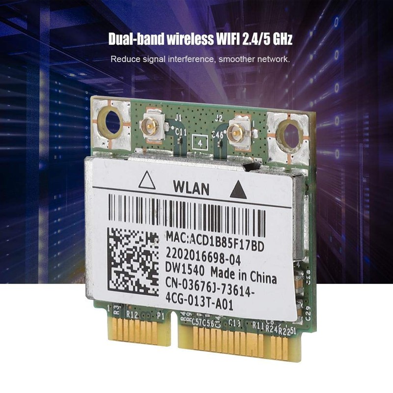 Dell Broadcom BCM943228HM4L DW1540 Wireless Network Card 300Mbps 2.4/5GHz Dual