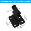 ZMDMAH Door Bolt Lockable Stainless Steel Latch Small Deadbolt Lock