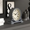 Jones Clocks® Saloon mantel clock | Traditional double scroll design