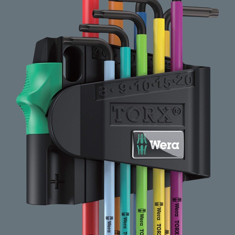 Wera - 05073599001 967 Spkl/9 Torx Bo Multicolor Juego de