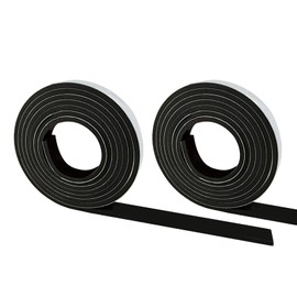 Anti Slip Furniture Pads, 2 Rolls 0.5x60 Inches Rubber Furniture Pads Non Slip, Adhesive Rubber Strips for Furniture, Appliances, Hardwood Floor, Couch, Bed, Drawer, Door, Chair