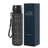 KOBONA 1L Motivational Water Bottle with Time Marking Hydration Tracking