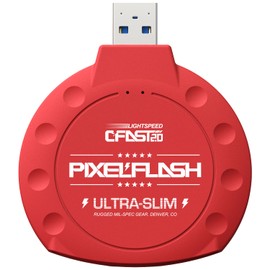 PixelFlash CFast Card Reader (Classic, Red)