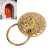 Door Knocker Chinese Style Animal Head Style Modelled Antique Brass
