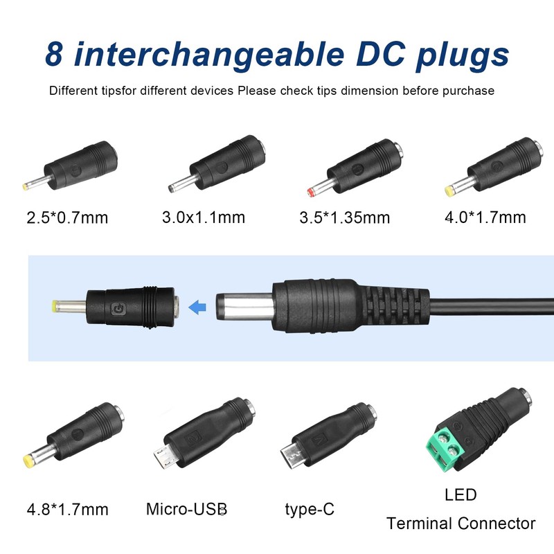 LeTaoXing 5V 1A Power Adapter Supply 5W AC DC 5