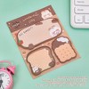 3 Pads Mini Reusable Small Sticky Note Pads Set 20