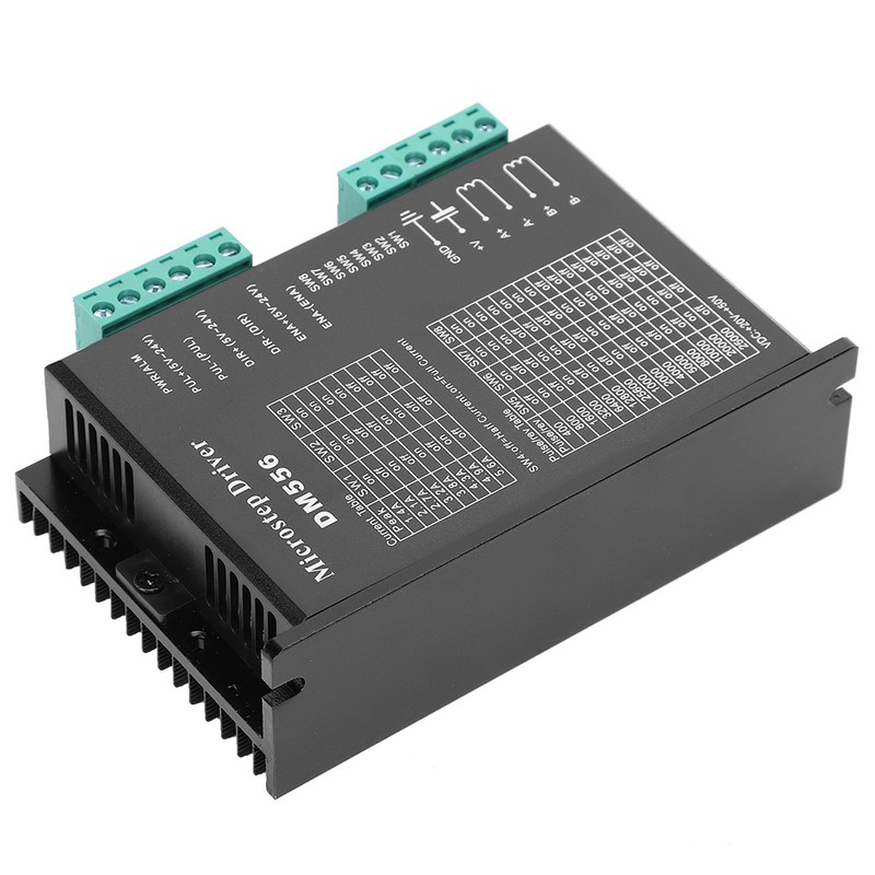 DM556 Stepper Motor Driver 20‑50VDC Low Noise Anti‑Interference 200kHz Pulse