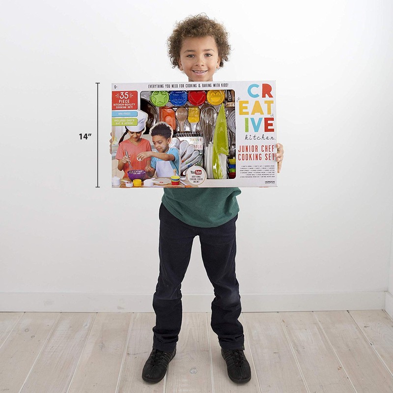 CrEATive Kitchen Junior Chef Set Multicolored, 22"x14"x3.5"